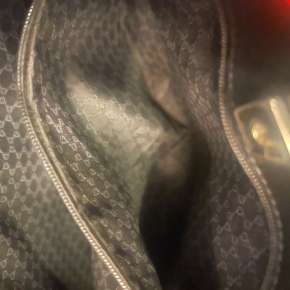 GUC GUCCI Web Sherry Line Tote Bag Leather - Picture 11 of 12